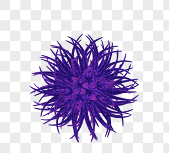 病毒病菌细菌立体病毒三维病毒图片