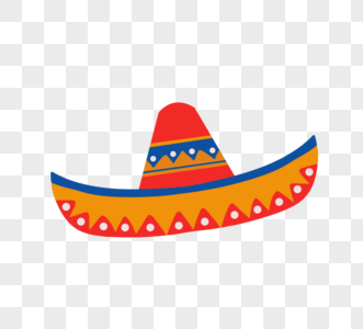 墨西哥传统节日庆祝祝贺快乐帽子图片