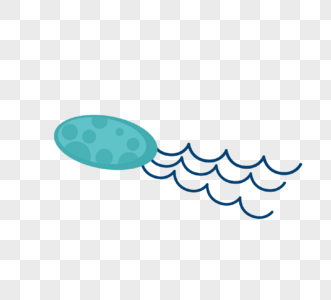 蓝色长条病毒病菌细菌图片