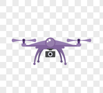 紫色飞行无人机图片