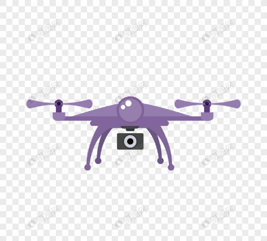 紫色飞行无人机图片