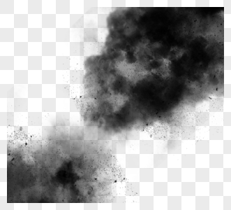 颗粒风格黑色烟雾边框图片