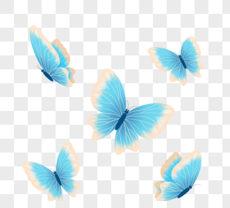飞翔蝴蝶流行特效图片