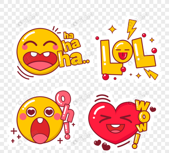 手绘设计有趣emoji图片