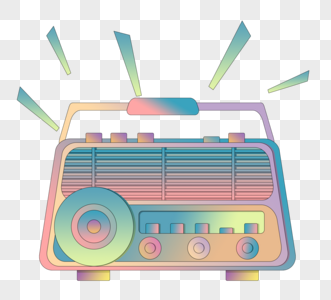 复古收音机听音乐无线电广播图片