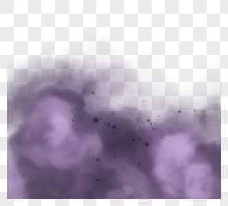 层次感紫色浓烟烟雾图片