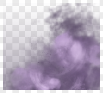紫色层次感烟雾图片