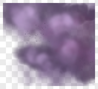 层次感紫色浓烟边框图片