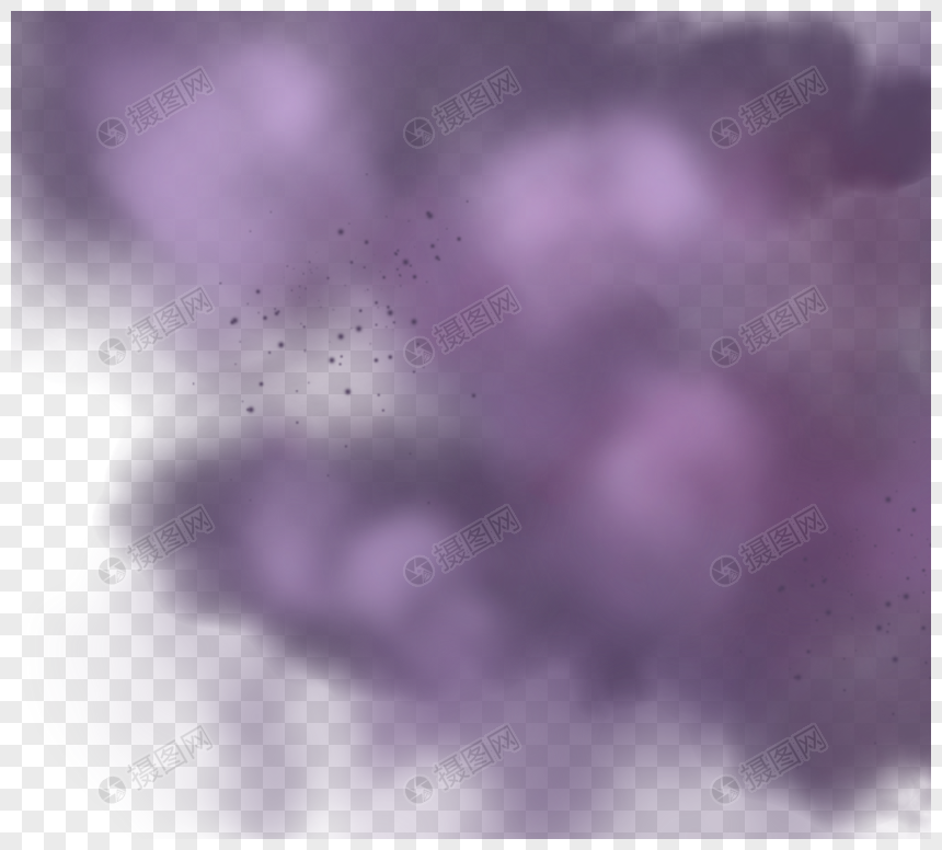 层次感紫色浓烟边框图片