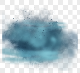 蓝色层次感颗粒风格浓雾图片
