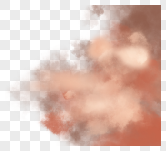 颗粒风格红色浓雾边框图片
