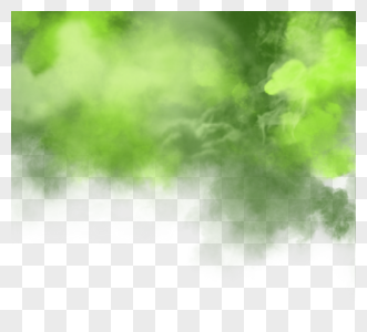 绿色颗粒风格浓烟边框图片