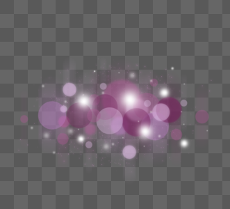 紫粉色闪亮叠加悬浮光效图片