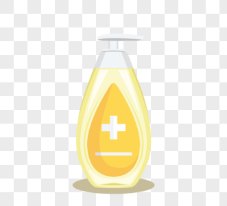 洗漱用品洗手液黄色瓶装图片