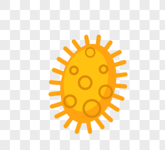 黄色椭圆病毒病菌细菌图片
