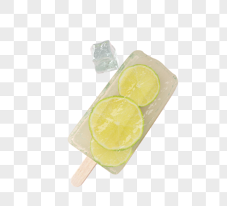 柠檬自制冰淇淋冰糕图片