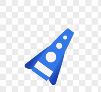 太空蓝色火箭航空图片