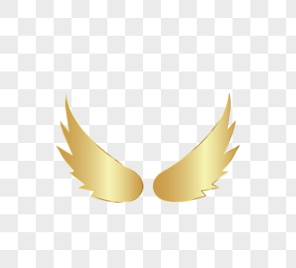 金色翅膀金色羽毛图片
