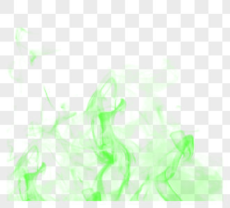 绿色水墨烟雾晕染效应图片