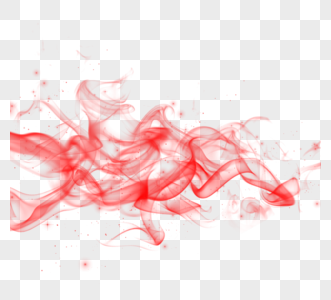 红色漂浮颗粒感烟雾图片