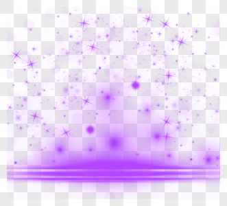 紫色光芒闪光闪闪发光星光光晕星点眩光亮晶晶效果图片