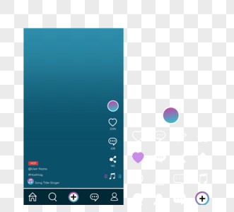 抖音短视频界面图标图片