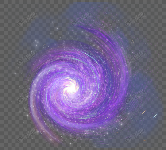 紫色螺旋宇宙星系图片