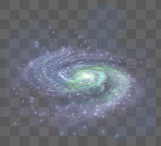 紫绿色透明感扩散星系图片