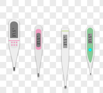 简约电子测量体温计测量器图片