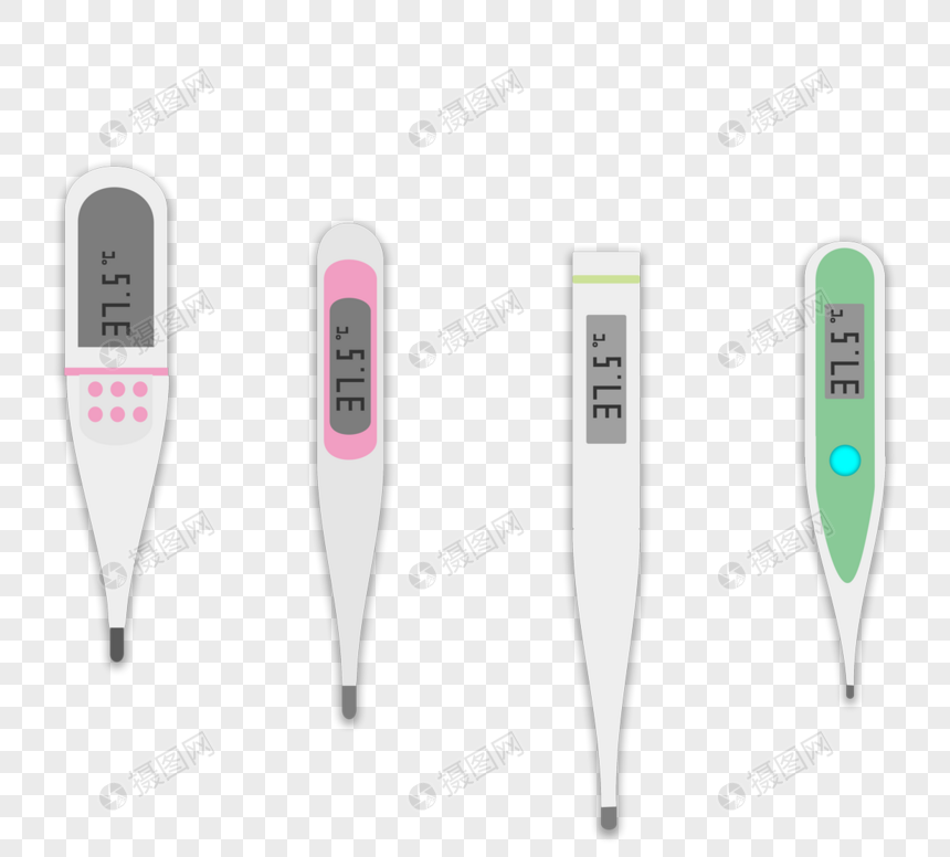 简约电子测量体温计测量器图片