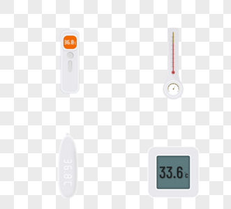 家用医用质感体温计测量图片