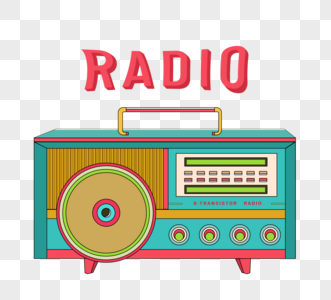 九十年代收音机无线电广播图片