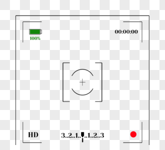 相机拍摄信息屏幕边框图片