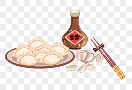 立冬吃饺子老边饺子高清图片