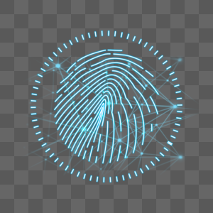 科技指纹效果高清图片