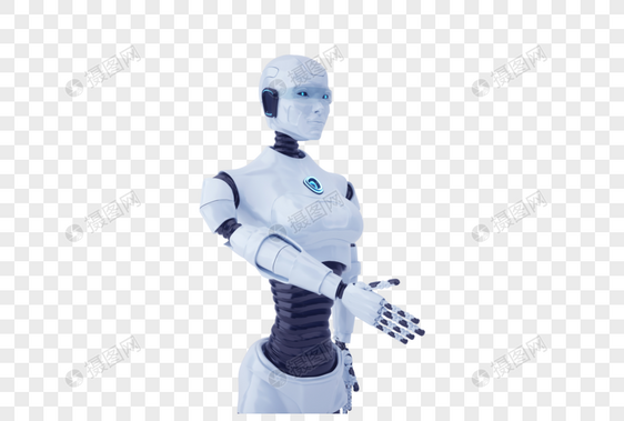智能机器人握手图片