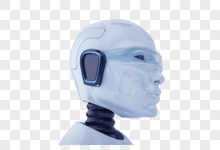 智能机器人头部图片