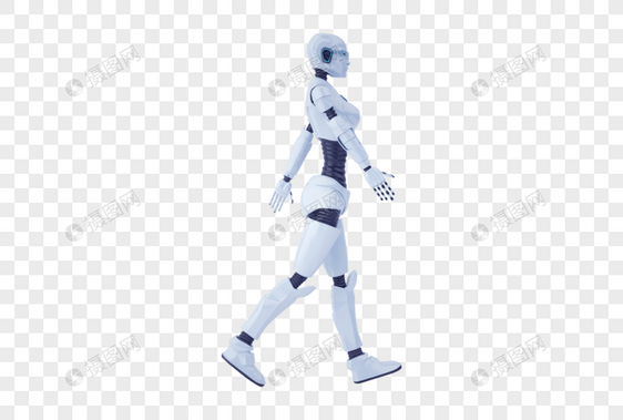 智能机器人行走图片