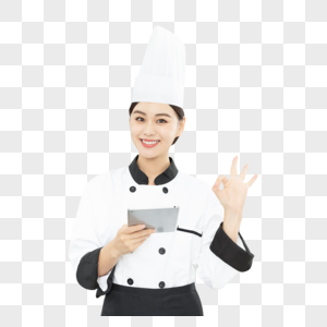 女性烘焙师形象图片