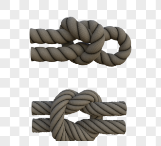 打结绳子有绳子的框高清图片