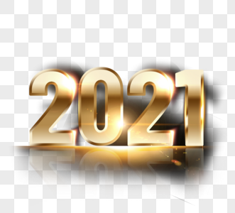 2021金属质感字体元素图片