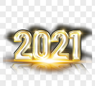 2021金属字体质感元素图片