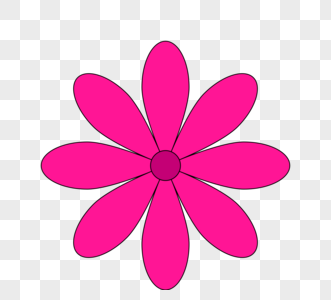 粉色矢量花朵图片