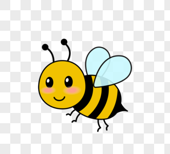 卡通可爱黄色蜜蜂bee图片