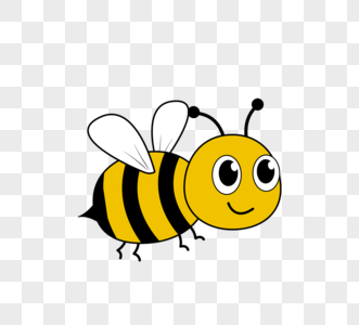可爱卡通矢量昆虫蜜蜂bee图片