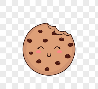 可爱卡通黄油巧克力豆曲奇饼干cookie图片