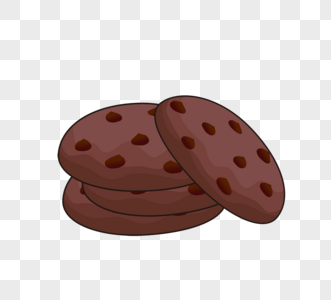 香甜巧克力可可豆曲奇饼干cookie图片
