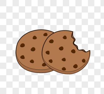 cookie巧克力豆黄油卡通咖啡饼干图片