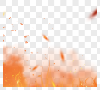 燃烧橙色火花图片