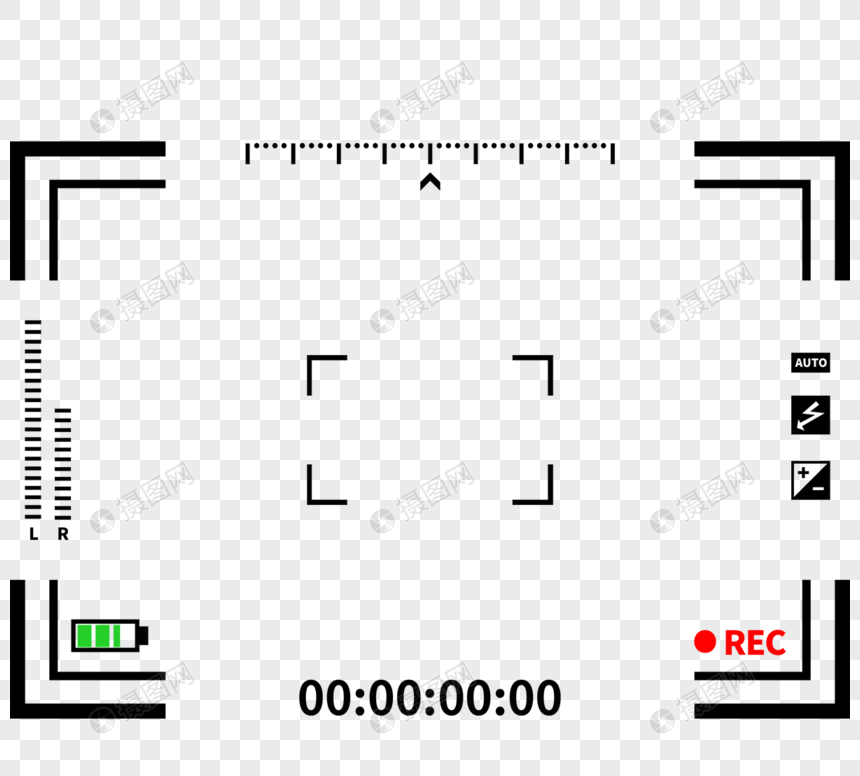 方框摄像取景器图片